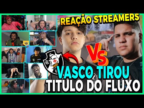REAÇÃO DOS STREAMERS COM FLUXO PERDENDO O 4X4 PARA O VASCO E A LOS SENDO CAMPEÃ DA FFWS 2025