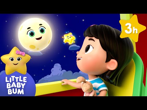 Lullaby Bus😴 | 🚌Wheels on the BUS Songs! 🚌 Nursery Rhymes for Kids