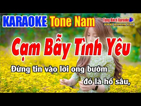 Cạm Bẫy Tình Yêu Karaoke ( Tone Nam ) Beat Chuẩn Nhạc Sống Tùng Bách