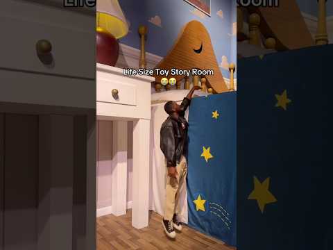 I can’t believe I found the life size Toy Story room 👀👀