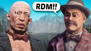 YouTube thumbnail for gupp's video titled 'Trolling SERIOUS Red Dead Roleplayers until I get BANNED 🥺'