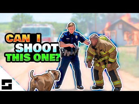 Cops Laugh After Ending Man's Dog, As His House Burns Down - (John Wick Origin Story IRL)