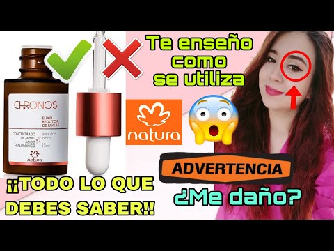 CRONOS de NATURA SERUM ELIXIR| reductor de arruga para los OJOS| te enseño como se utiliza| reseña