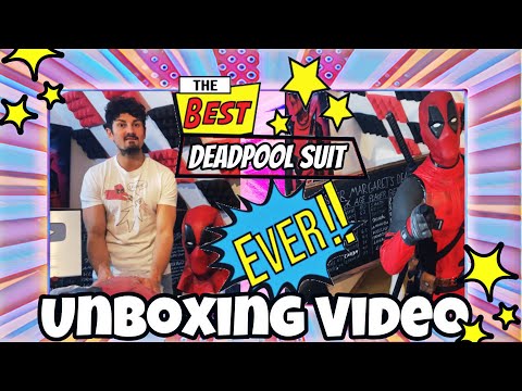 Unboxing/Review Deadpool Pro Version Screen Printed Suit by Costume Replica Cave