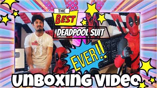 Unboxing/Review Deadpool Pro Version Screen Printed Suit by Costume Replica Cave