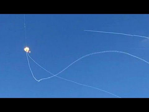 Interceptions seen over Tel Aviv after missiles fired from Iran | AFP