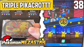 MARI KITA LIHAT KEKUATAN COMBO 3 PIKACHU SEKALIGUS - Pokemon Mezastar Indonesia part 38