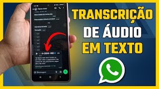Como Ativar Transcrição de Audio em Texto no WhatsApp (Novo Recurso)