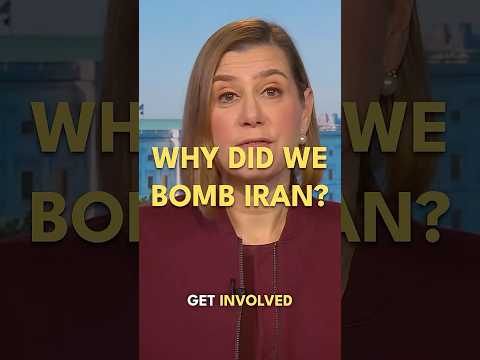 Why did we bomb Iran?