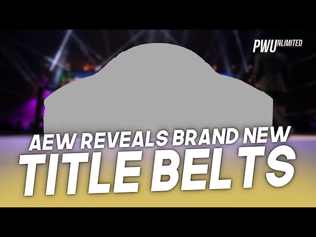 AEW Reveals New Title Belts & Announces Tournament