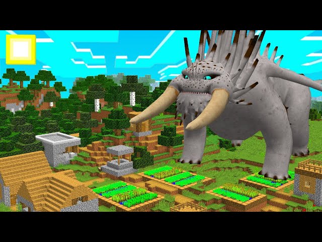 Encontramos un SALVAJIBESTIA GIGANTE en una ALDEA de MINECRAFT! ?