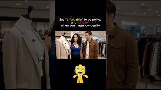 رخيص مقابل معقول (لغة إنجليزية حقيقية)