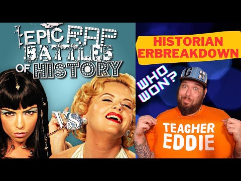 History Teacher REACTS to Cleopatra vs Marilyn Monroe | Epic Rap Battles of History
