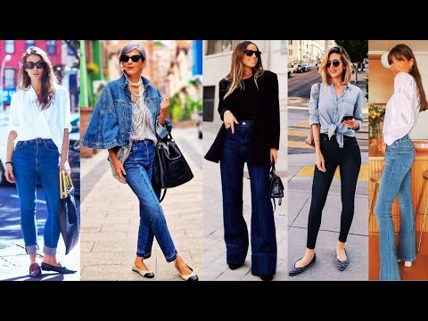 Looks con Jeans Atemporales este 2024 Mujeres 40-50+ 💋🌹