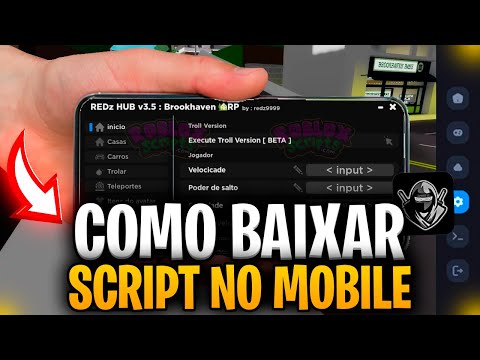 🏡COMO BAIXAR SCRIPT NO BROOKHAVEN NO CELULAR/MOBILE (ATUALIZADO EM 2025) BROOKHAVEN SCRIPT REDZHUB