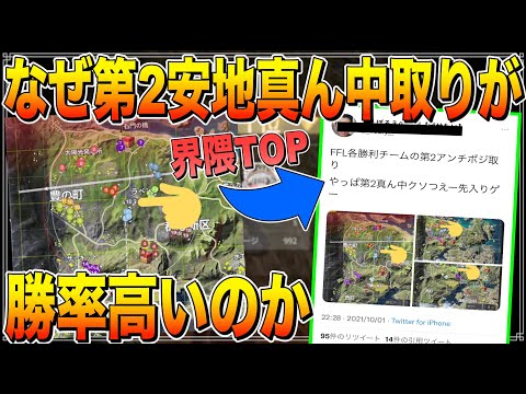 【荒野行動】界隈TOP層のいう "第2アンチ真ん中ポジ取り" はなぜ強い？