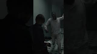 Leon's parry game remains strong 🪓 #residentevilrequiem