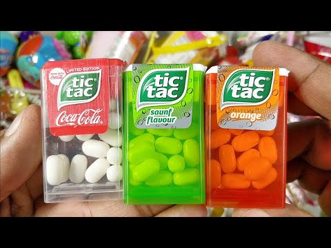 Tic Tac Coca Cola, Saunf, and Orange Flavour Mints | ASMR