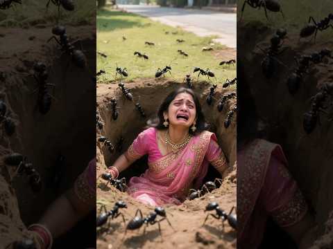 A woman was attacked by a group of ants, and the puppy saved her#cute #guanyin #shorts #ai