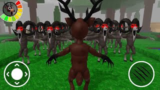 100 RAM VS 1 DEER in 99 NIGHTS In The Forest - WHO IS STRONGEST - Walkthrough Gameplay
