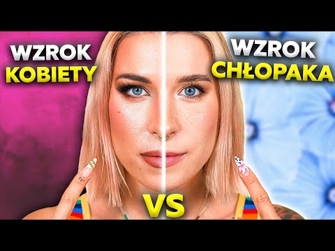 ♦ WZROK KOBIETY VS MĘŻCZYZNY! bitwa makijaży 🥊 PÓŁ TWARZY challenge! ♦ Agnieszka Grzelak Beauty