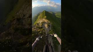 GoPro: Yannis Pele getting after a sunrise ridge ride