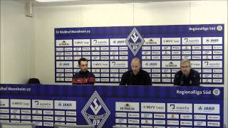 SV Waldhof - SC Pfullendorf 1:1 (Tore und PK)