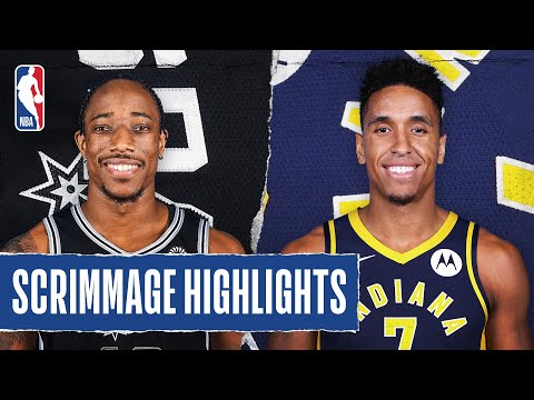 SPURS at PACERS | SCRIMMAGE HIGHLIGHTS | July 28, 2020