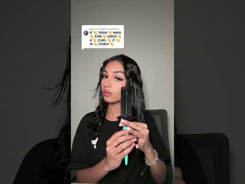 curly hair canโt be forced ๐