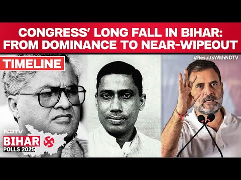 Bihar Election Result Explained | Congress’ Long Fall In Bihar: From Dominance To Near-Wipeout