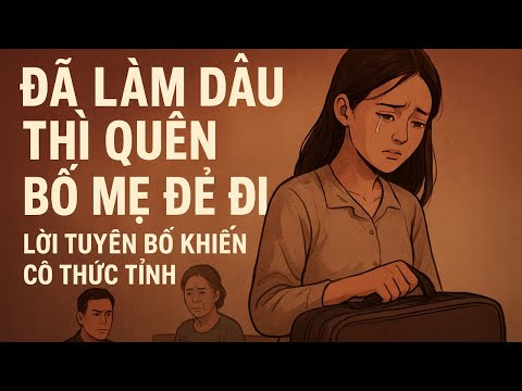 Đã làm dâu thì quên bố mẹ đẻ đi!” – Lời tuyên bố tàn nhẫn khiến người vợ tỉnh ngộ