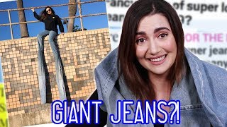 I Wore 9-Foot-Long Extendo Jeans For A Day