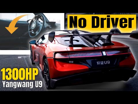 BYD Yangwang U9 Supercar with 1300 Horsepower Performs Race Driving Without a Driver