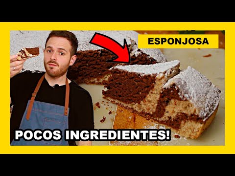 🔶 En 30 MINUTOS: TORTA marmolada, sin huevo, ni lácteos - fácil y rápida!