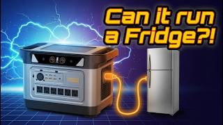 UDPOWER S2400 Portable Power Station - 2083Wh.  But can it run a Fridge when the power goes out?