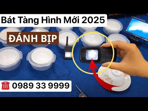 Bát tàng hình không tang | Chén đánh xóc đĩa bịp, Đồ bịp không tang mới nhất 2025