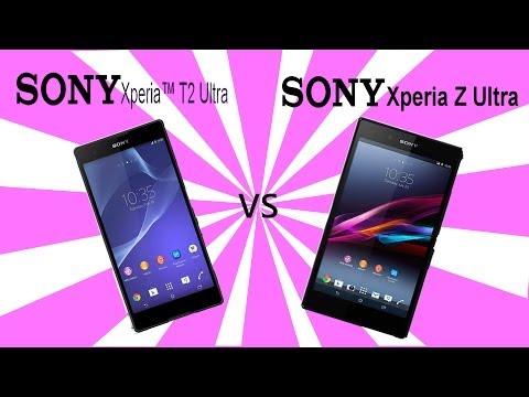 (ENGLISH) Sony Xperia T2 Ultra vs Sony Xperia Z Ultra