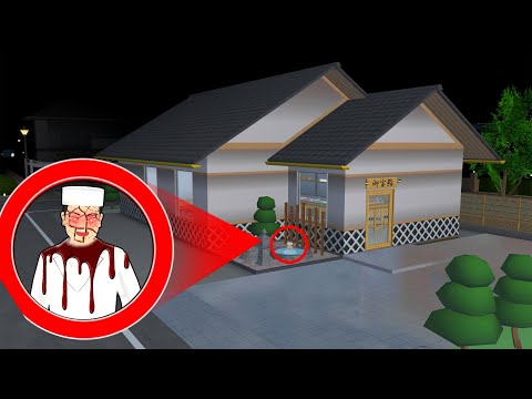 Yuta Dan Mio Melihat Ada Hantu Di Restoran Shushi Bar || Sakura School Simulator
