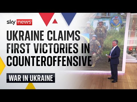 Ukraine War: Kyiv claims first gains of counteroffensive