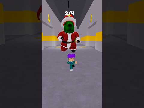 Thanos escape CHRISTMAS CAPYBARA FAMILY PRISON RUN ๐#roblox #shorts