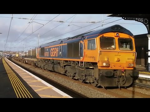 Trains at Grantham (04/01/2023)