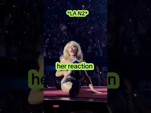 Sabrina Carpenter Grants a Fan's Wish with an Iconic Juno Pose!!#shorts  #singer