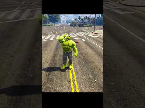 GTA -V Ironman gifted smosa to Hulk #short #shorts #gta #gta5 #freefire #adam