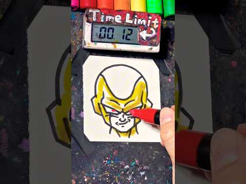 Drawing Golden Frieza in 50Sec
