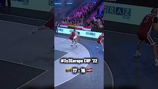 Relive the closing moments between Latvia 🇱🇻 and Lithuania from #3x3Europe Cup ‘22! 🔥