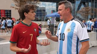 Ronaldo Fan Trolls Messi Fans at World Cup!