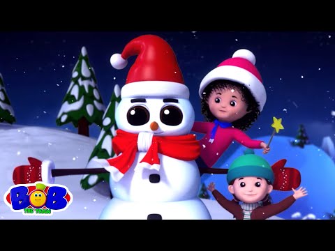 Bob El Tren Celebra La Navidad Con Muñeco De Nieve Y Rimas Navideñas Para Niños