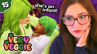 entering terrifying infant time 🥦 very veggie legacy #15 (the sims 4)