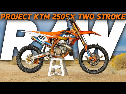 KTM 250SX TWO STROKE PROJECT RAW:MITCH ANDERSON BUILD