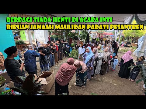 Ribuan Jamaah Padati Pesantren. Pulangnya Dapat Minyak Goreng..Terimakasih Orang Orang Baik..